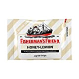 Fishermans Friend Lozengers sans sucre au miel et au citron 25gm x 12