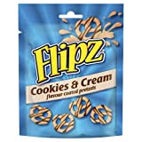 Flipz Biscuits & Cream Snack salé au bretzel sucré 90 g