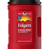 Folgers Classic Roast Medium Ground Coffee 1.44kg Tub Makes up to 400 6 fl oz Cups - Pack of 1