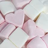 FOOD crew 450g de Cœurs en Marshmallow - Petites Douceurs pour Fête de Mariage, Saint Valentin, Fête des Mères - ...