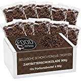 Food Crew Pépites de Chocolat 900g - Entier Belge pour Fondue - Délice Fondant Régal pour Fontaine de Chocolat et ...