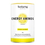foodspring Energy Aminos, Citron, 400g, boost pré-entraînement avec des vitamines C, B3, B12, de la caféine, de la pipérine et ...