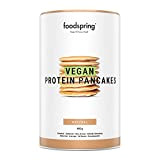 foodspring Pancakes Protéinés Végans, 480 g, Petit-déjeuner végétal, sans gluten, riche en protéine, pauvre en sucre, un mœlleux de rêve