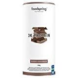 foodspring Protéine 3K, Chocolat, 750g, La protéine en poudre optimale avec 3 différentes protéines de haute qualité, adaptée à tous ...