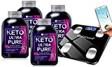 Formule Keto Ultra Pure Booster d'énergie - Cure 4 mois et Balance Connectée Offerte - Aide à la Perte de ...