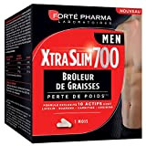 Forté Pharma - XtraSlim 700 Men | Complément Alimentaire Brûleur de Graisses pour homme | 120 gélules