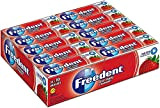 FREEDENT - Chewing-gum à la FRAISE, sans sucres - 30 Étuis de 10 dragées - 420g