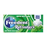 FREEDENT - Chewing-gum Handypack Refreshers Menthe Verte, sans sucres - 12 étuis de 8 Cubes - 289g