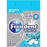 FREEDENT - Chewing-gum Handypack White Menthe Douce, sans sucres - 12 Étuis de 25 dragées - 420g