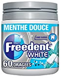 FREEDENT WHITE - Chewing-gum à la MENTHE DOUCE, sans sucres - Boîte de 60 dragées - 84g