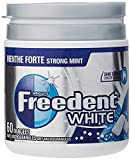 FREEDENT WHITE - Chewing-gum à la MENTHE FORTE, sans sucres - Boîte de 60 dragées - 84g