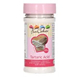 FunCakes Acide Tartrique Conservation Naturelle Stabilisateur pour Blancs d'Œufs Utilisé pour Cuisine/Pâtisserie 120 g G42905