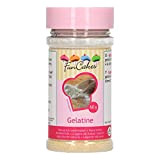 FunCakes Gélatine en Poudre Bovine Bloom 150 Convient pour Lier Crèmes Mousse/Pudding Halal 80 g