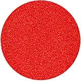 FunCakes Nonpareils Rouge Sprinkles pour Bon Goût Décoration de Gâteaux 100 g