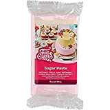 FunCakes Pâte à Sucre Pastel Pink: Facile à utiliser, lisse, flexible, douce et pliable, parfaite pour la décoration de gâteaux, ...