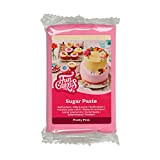 FunCakes Pâte à Sucre Pretty Pink: facile à utiliser, lisse, flexible, douce et pliable, parfaite pour la décoration de gâteaux, ...