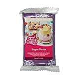 FunCakes Pâte à Sucre Royal Purple: facile à utiliser, lisse, flexible, douce et pliable, parfaite pour la décoration de gâteaux. ...