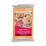 FunCakes Pâte à Sucre Tropical Orange: facile à utiliser, lisse, flexible, douce et pliable, parfaite pour la décoration de gâteaux, ...
