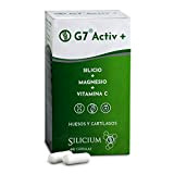 G7 Activ+. Formule améliorée. Complément alimentaire à base de silicium, de vitamine C et magnésium qui contribue au maintien normal ...