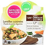 GAYELORD HAUSER - Plat Lentilles, Poulet, Petits Légumes - 1,7 % Matières Grasses - Riche en Protéines - 300 g