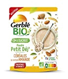 Gerblé Bio - Poudre Petit Déj' à Diluer - Boisson aux Céréales et Amande - Allégé en Sucre - Nutriscore ...