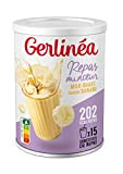 Gerlinéa Boisson Milkshake goût Banane - Substituts de repas riche en protéines - Poudre à reconstituer - contient 15 repas ...