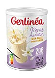 Gerlinéa Boisson Milkshake goût Vanille Substituts de repas riche en protéines Poudre à reconstituer contient 15 repas 220385