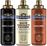 Ghirardelli Squeeze Bottles - Caramel, Chocolate & White Chocolate - Set of 3
