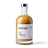 GIMBER Concentré de gingembre bio 700 ml | Boisson sans alcool 100% biologique à base de gingembre, citron et épices ...