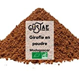 GIROFLE BIOLOGIQUE EN POUDRE 100 gr - GŪSTAE - Épice BIO - Poudre grande qualité conditionné en France dans son ...