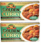 GOLDEN CURRY - Mélange pour curry japonais épicé (moyen) lot de 2