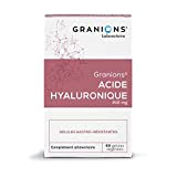 GRANIONS Acide Hyaluronique - 60 Gélules Végétales gastro-Résistantes = 30 Jours - Acide Hyaluronique - Beauté de La Peau - ...