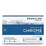 Granions de Chrome - 30 ampoules = 15 jours - Maintien d'une glycémie normale - Chrome 200 µg - Pour ...