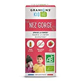 GRANIONS KID BIO GRANIONS NEZ GORGE - Certifié - DOUBLE ACTION : Apaise la gorge & favorise le confort respiratoire ...