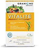 GRANIONS Vitalité - 30 Comprimés = 15 Jours - Complexe Breveté Oxxynea - Gelée Royale, Acérola, Vitamines du groupe B, ...