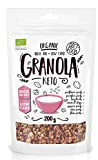 Granola croquant 100% biologique Keto - 200 g - Sans sucre, Sans gluten, Paléo, LCHF et KETOGENIC