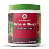 Green Superfood Berry Flavour Drink Powder (30 day supply, 8.5oz) by Amazing Grass