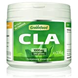 Greenfood CLA, 1000 mg, 240 gélules - Sans additifs artificiels, Sans génie génétique