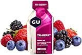 GU ENERGY GEL - Fruits Rouges - Boîte de 24 gels - Gel énergétique - Sodium - BCAA - Idéal ...