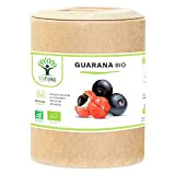 Guarana Bio - Bioptimal - Complément alimentaire - Brûle Graisse Minceur Énergie - 40mg de Caféine / jour - 250mg ...