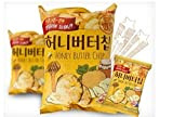 HaiTai Honey Butter Chip 60g * 3ea / Korean Potato Snack (3 bags)