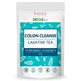 Happy Detox Tea - Colon Cleanse - Thé laxatif - détox - minceur - Cure de 28 jours - 14 ...