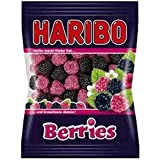 Haribo Berries, Bonbons, Bonbons Gélifiés, Bonbons Fruités, en Sachet, Paquet, 200 g