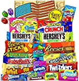 Heavenly Sweets Boite de Bonbons et Chocolat - Assortiment Américain de Friandises - Panier Cadeau pour Enfant et Adulte - ...