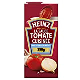 Heinz Sauce Tomate Cuisinée Sans Sucre Ni Sel Ajouté Brique 350g