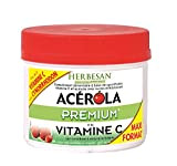 HERBESAN®- ACEROLA PREMIUM - Haute concentration en Vitamine C-Réduction de la fatigue - Acérola naturelle - 90 comprimés à croquer