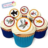 Holly Cupcakes 24 Fabulous Pre-Cut Edible Wafer Cake Toppers: Goldfish