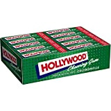 Hollywood Chewing Gum Classic - Parfum Chlorophylle - Arômes Naturels - Lot de 20 paquets, (31 g/paquet)
