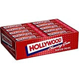 Hollywood Chewing Gum Classic - Parfum Fraise - Arômes Naturels - Lot de 20 paquets de 11 tablettes (31 g)