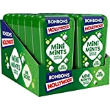 Hollywood Mini Mints - Bonbons Sans Sucres - Parfum Menthe - Lot de 12 boîtes de 25 Pastilles - 12,5 ...